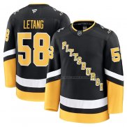 Maillot Hockey Pittsburgh Penguins Kris Letang Alterner Noir