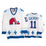 Maillot Hockey Quebec Nordiques Matt Calvert Heritage Vintage Replica 1991-95 Blanc