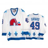 Maillot Hockey Quebec Nordiques Samuel Girard Heritage Vintage Replica 1991-95 Blanc