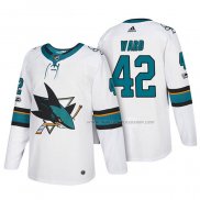 Maillot Hockey San Jose Sharks Joel Ward 2018 Blanc