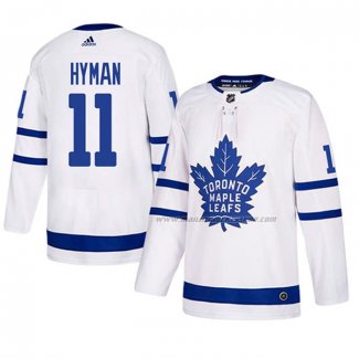 Maillot Hockey Toronto Maple Leafs Zach Hyman Authentique Exterieur Blanc