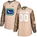 Maillot Hockey Vancouver Canucks Personnalise Authentique 2017 Veterans Day Camouflage