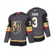 Maillot Hockey Vegas Golden Knights Brayden Mcnabb Steel Vegas Centennial 2017-2018 Gris