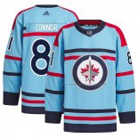Maillot Hockey Vegas Winnipeg Jets Kyle Connor Anniversaire Primegreen Authentique Bleu