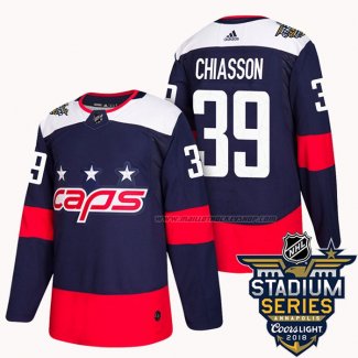 Maillot Hockey Washington Capitals Alex Chiasson 2018 Stadium Series Authentique Bleu