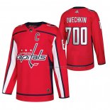 Maillot Hockey Washington Capitals Alexander Ovechkin 700 Goals Authentique Rouge