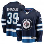 Maillot Hockey Winnipeg Jets Laurent Brossoit Domicile Premier Breakaway Bleu