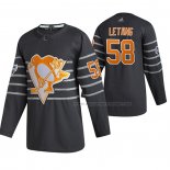 Maillot Hockey 2020 All Star Pittsburgh Penguins Kris Letang Authentique Gris