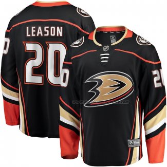 Maillot Hockey Anaheim Ducks Brett Leason Domicile Premier Breakaway Noir