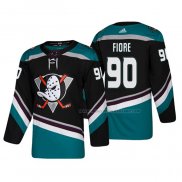 Maillot Hockey Anaheim Ducks Giovanni Fiore Alterner 25th Anniversaire Authentique Noir