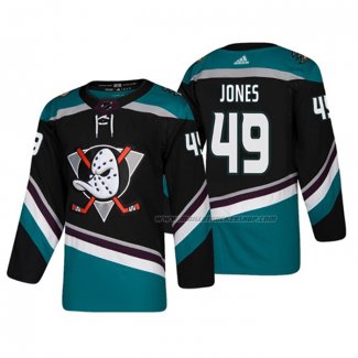 Maillot Hockey Anaheim Ducks Max Jones Alterner 25th Anniversaire Authentique Noir