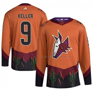 Maillot Hockey Arizona Coyotes Clayton Keller Reverse Retro Authentique Orange