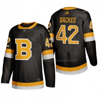 Maillot Hockey Boston Bruins David Backes Alterner 2019-20 Noir