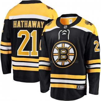 Maillot Hockey Boston Bruins Garnet Hathaway Domicile Breakaway Noir