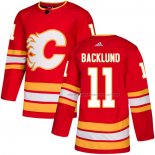 Maillot Hockey Calgary Flames Backlund Alterner Authentique Rouge