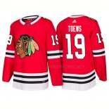 Maillot Hockey Chicago Blackhawks Jonathan Toews Domicile 2018 Rouge