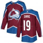 Maillot Hockey Colorado Avalanche Joe Sakic Domicile Authentique Stitched Rouge