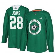 Maillot Hockey Dallas Stars Stephen Johns New Season Practice Vert