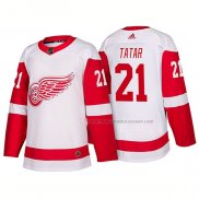 Maillot Hockey Detroit Red Wings Tomas Tatar New Outfitted 2018 Blanc