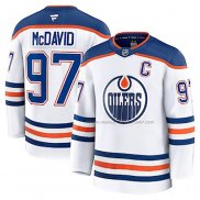 Maillot Hockey Edmonton Oilers Connor Mcdavid Exterieur Blanc