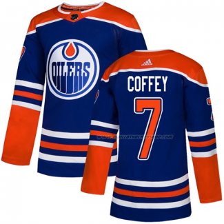 Maillot Hockey Edmonton Oilers Paul Coffey Alterner Authentique Bleu