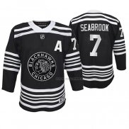 Maillot Hockey Enfant Chicago Blackhawks Brent Seabrook Premier Alterner Noir