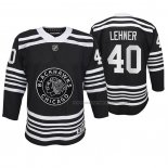Maillot Hockey Enfant Chicago Blackhawks Robin Lehner Premier Alterner Noir