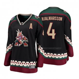 Maillot Hockey Femme Arizona Coyotes Niklas Hjalmarsson Heritage Alterner Breakaway Noir