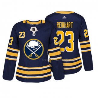 Maillot Hockey Femme Buffalo Sabres Sam Reinhart Authentique Joueur Bleu