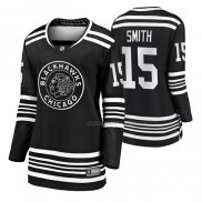 Maillot Hockey Femme Chicago Blackhawks Zack Smith Premier Alterner Noir