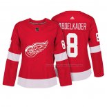 Maillot Hockey Femme Detroit Red Wings Justin Abdelkader Authentique Joueur Rouge