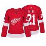 Maillot Hockey Femme Detroit Red Wings Tomas Tatar Authentique Joueur Rouge