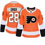 Maillot Hockey Femme Philadelphia Flyers Claude Giroux Authentique Joueur Orange