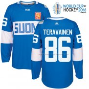 Maillot Hockey Finlandia Teuvo Teravainen Premier 2016 World Cup Bleu