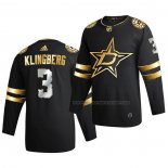 Maillot Hockey Golden Edition Dallas Stars John Klingberg Limited Authentique 2020-21 Noir