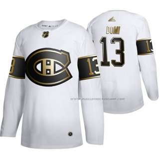 Maillot Hockey Golden Edition Montreal Canadiens Max Domi Authentique Blanc