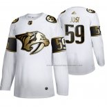 Maillot Hockey Golden Edition Nashville Predators Roman Josi Limited Blanc