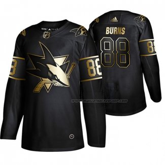 Maillot Hockey Golden Edition Pittsburgh Penguins Brent Burns Authentique Noir