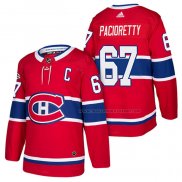 Maillot Hockey Montreal Canadiens Max Pacioretty Authentique Domicile 2018 Rouge