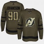 Maillot Hockey New Jersey Devils Marcus Johansson 2018 Salute To Service Vert Militar