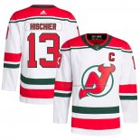 Maillot Hockey New Jersey Devils Nico Hischier Authentique 2022-23 Blanc