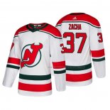 Maillot Hockey New Jersey Devils Pavel Zacha Alterner Authentique Blanc