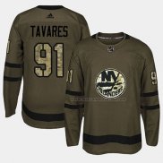 Maillot Hockey New York Islanders John Tavares 2018 Salute To Service Vert Militar