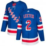 Maillot Hockey New York Rangers Brian Leetch Domicile Authentique Bleu