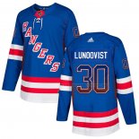 Maillot Hockey New York Rangers Henrik Lundqvist Drift Fashion Bleu