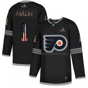 Maillot Hockey Philadelphia Flyers Bernie Parent 2020 USA Flag Noir