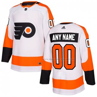 Maillot Hockey Philadelphia Flyers Personnalise Exterieur Blanc