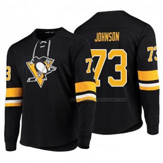 Maillot Hockey Pittsburgh Penguins Jack Johnson Platinum Noir