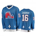 Maillot Hockey Quebec Nordiques Nikita Zadorov Heritage Vintage Bleu