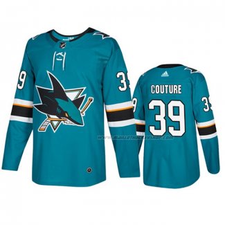 Maillot Hockey San Jose Sharks Logan Couture Domicile Vert